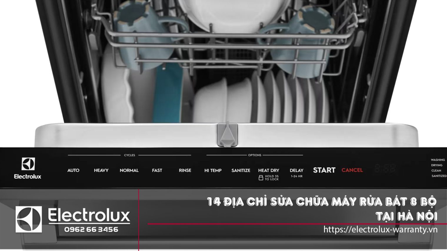 Sửa chữa máy rửa bát 8 bộ tại Hà Nội