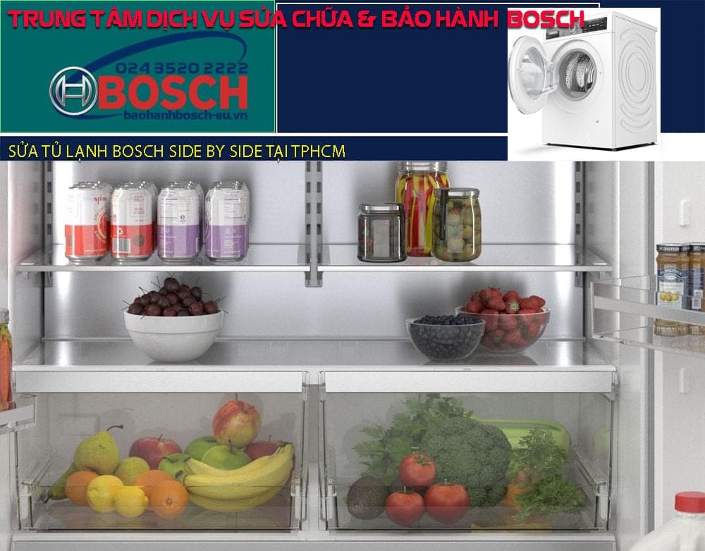 sửa tủ lạnh Bosch side by side tại TPHCM