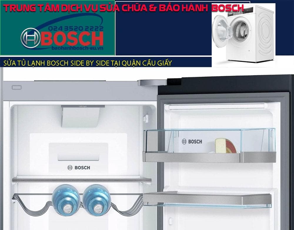 Sửa tủ lạnh Bosch side by side tại quận Cầu Giấy