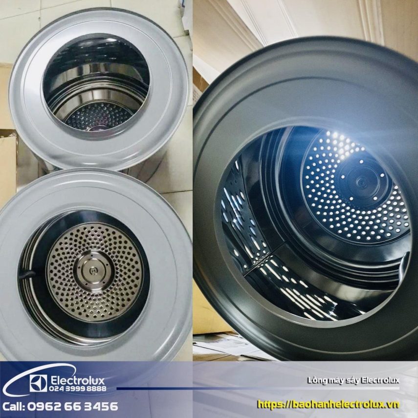 Premium Electrolux washing machine drum, durable and low-maintenance, showcasing modern laundry appliance components for reliable washing performance.