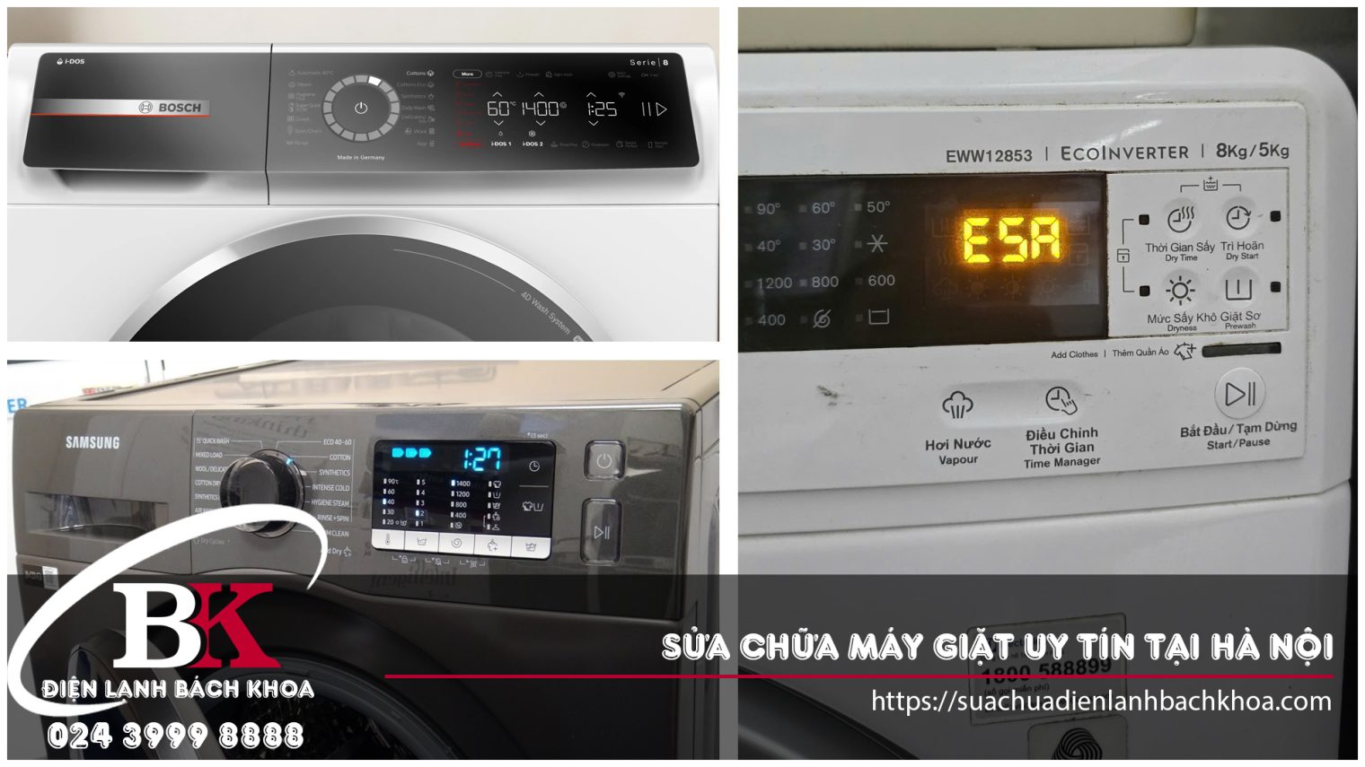 Sửa chữa máy giặt Bách Khoa