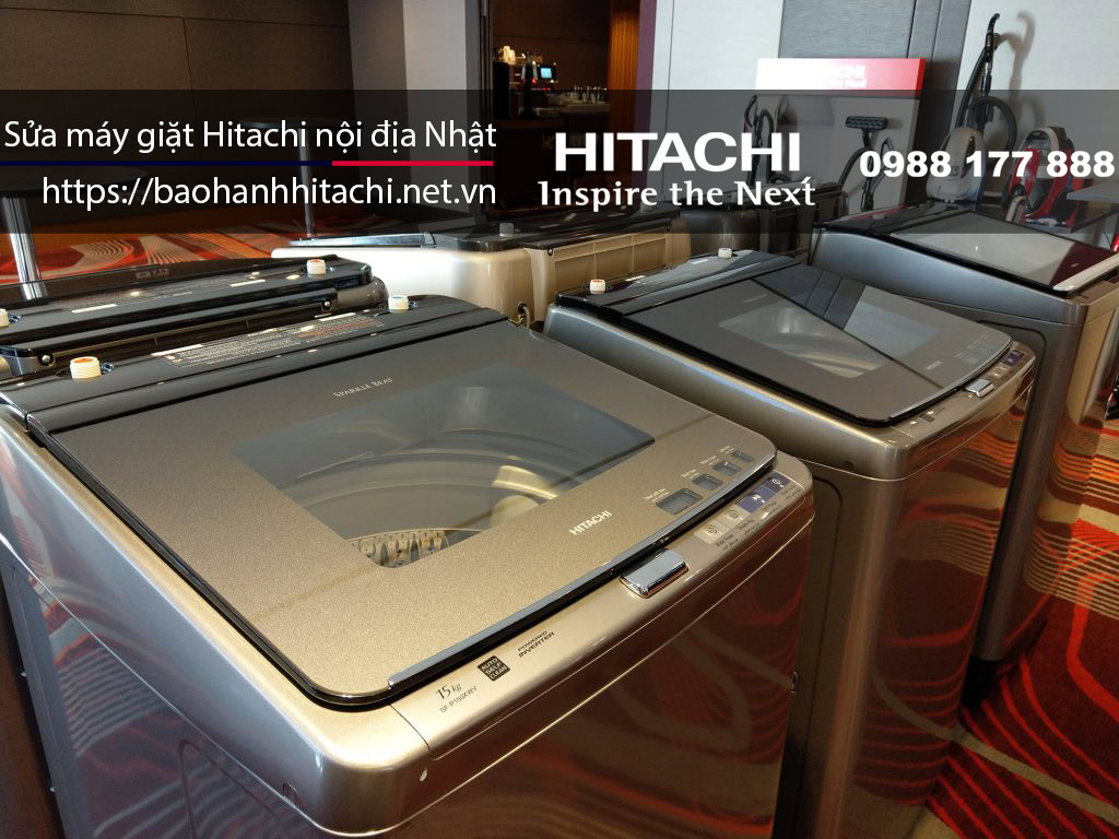 Sửa máy giặt Hitachi cửa trên nội địa Nhật 