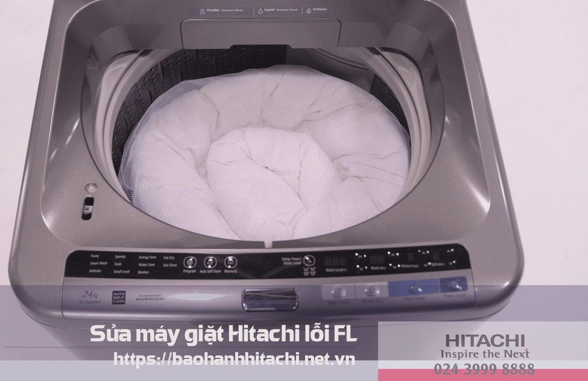 Máy giặt Hitachi lỗi FL