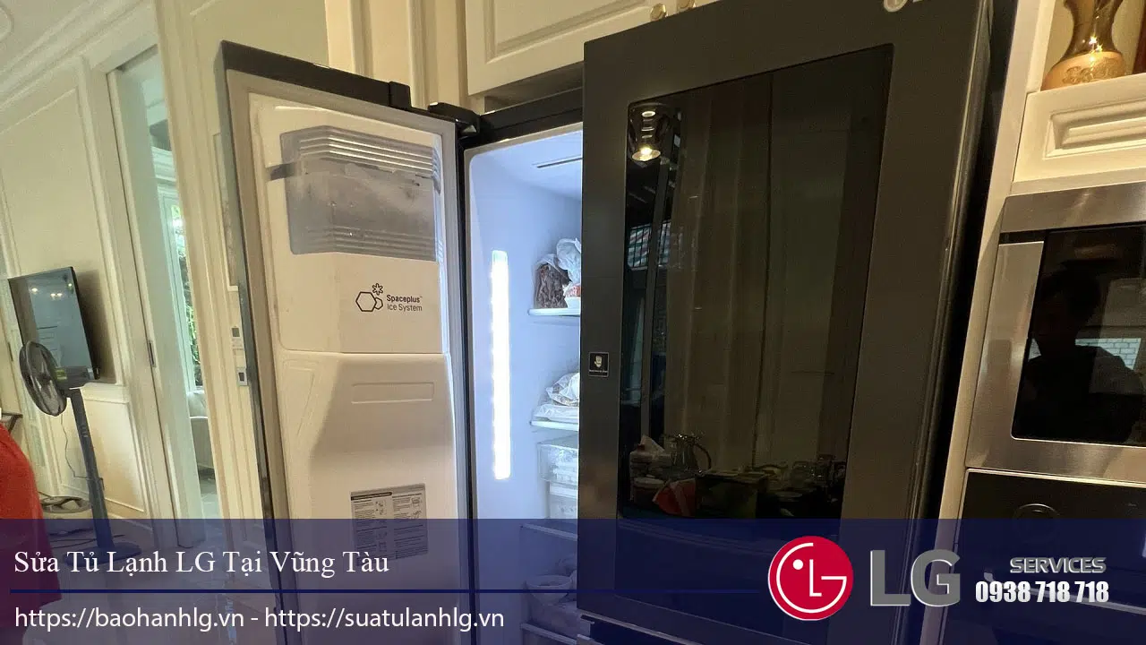 Cooling repair service for LG refrigerators in Vung Tau, expert maintenance and warranty support for LG kitchen appliances, including refrigerators and freezers.